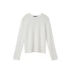 【ミズイロ インド/mizuiro ind】のレースクルーネックTシャツ 人気、トレンドファッション・服の通販 founy(ファニー) ファッション Fashion レディースファッション Fashion for Women トップス・カットソー Cut & Sew Tops シャツ・ブラウス・オフィスカジュアル Elegant Blouses & Button-Ups ロングTシャツ・Tシャツ Longline T-Shirts & Tees インナー Innerwear カットソー Cut and Sewn Top ジャケット Jacket, Outerwear ストレッチ Stretch, Stretchy Fabric エレガント 上品 Elegant thumbnail オフホワイト|ID: prp329100004935958 ipo3291000000037040546