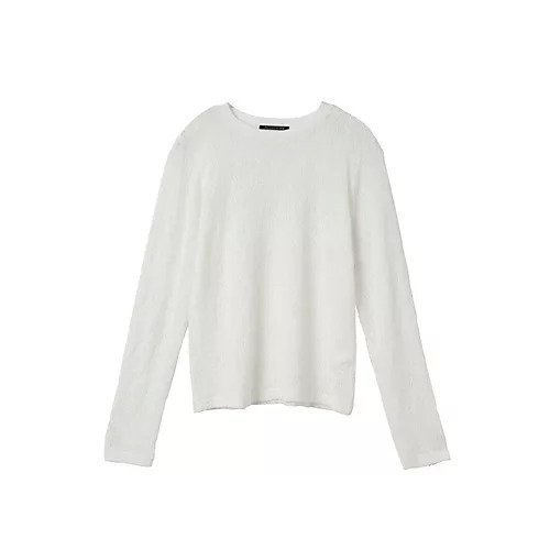 【ミズイロ インド/mizuiro ind】のレースクルーネックTシャツ インテリア・キッズ・メンズ・レディースファッション・服の通販 founy(ファニー) 　ファッション　Fashion　レディースファッション　Fashion for Women　トップス・カットソー　Cut & Sew Tops　シャツ・ブラウス・オフィスカジュアル　Elegant Blouses & Button-Ups　ロングTシャツ・Tシャツ　Longline T-Shirts & Tees　インナー　Innerwear　カットソー　Cut and Sewn Top　ジャケット　Jacket, Outerwear　ストレッチ　Stretch, Stretchy Fabric　エレガント 上品　Elegant　オフホワイト|ID: prp329100004935958 ipo3291000000037040546