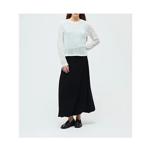 【ミズイロ インド/mizuiro ind】のレースクルーネックTシャツ 人気、トレンドファッション・服の通販 founy(ファニー) 　ファッション　Fashion　レディースファッション　Fashion for Women　トップス・カットソー　Cut & Sew Tops　シャツ・ブラウス・オフィスカジュアル　Elegant Blouses & Button-Ups　ロングTシャツ・Tシャツ　Longline T-Shirts & Tees　インナー　Innerwear　カットソー　Cut and Sewn Top　ジャケット　Jacket, Outerwear　ストレッチ　Stretch, Stretchy Fabric　エレガント 上品　Elegant　other-3|ID: prp329100004935958 ipo3291000000037040550