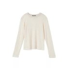 【ミズイロ インド/mizuiro ind】のレースクルーネックTシャツ アイボリー|ID: prp329100004935958 ipo3291000000037244355