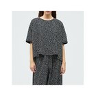 【ミズイロ インド/mizuiro ind】のプリントワイドプルオーバー ブラック|ID: prp329100004935959 ipo3291000000037226129