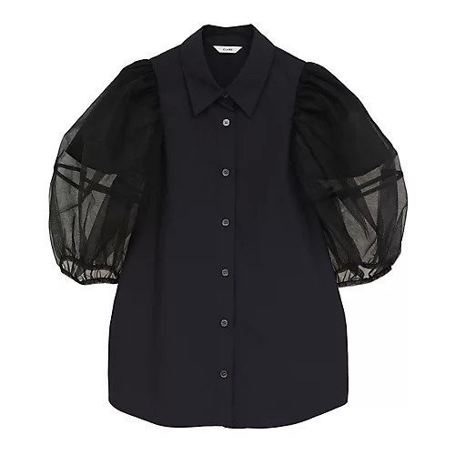 【クラネ/CLANE】のTULLE LAYERED SLEEVE SHIRTS インテリア・キッズ・メンズ・レディースファッション・服の通販 founy(ファウニー) https://founy.com/ ファッション Fashion レディースファッション Fashion for Women トップス・カットソー Cut & Sew Tops シャツ・ブラウス・オフィスカジュアル Elegant Blouses & Button-Ups ストレッチ Stretch, Stretchy Fabric スラックス Slacks, Dress Pants スリーブ Sleeve, Long Sleeve / Short Sleeve チュール Tulip, Tulip Motif マニッシュ Mannish, Boyish エレガント 上品 Elegant |ID: prp329100004935961 ipo3291000000037244417