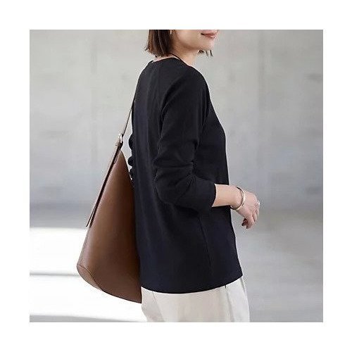 【スタイルデリ/STYLE DELI】のLUXEなラグラン長袖Tシャツ 人気、トレンドファッション・服の通販 founy(ファニー) 　ファッション　Fashion　レディースファッション　Fashion for Women　トップス・カットソー　Cut & Sew Tops　シャツ・ブラウス・オフィスカジュアル　Elegant Blouses & Button-Ups　ロングTシャツ・Tシャツ　Longline T-Shirts & Tees　イエロー　Yellow　インナー　Innerwear　カットソー　Cut and Sewn Top　シンプル　Simple, Minimal　ジャケット　Jacket, Outerwear　ストレート　Straight, Straight Cut　スリット　Slit, Slit Detail　スリーブ　Sleeve, Long Sleeve / Short Sleeve　定番　Standard, Basic Item　長袖　Long Sleeve, Full Sleeve　バランス　Balance, Style Balance　夏　Summer　エレガント 上品　Elegant　other-3|ID: prp329100004935962 ipo3291000000037040570