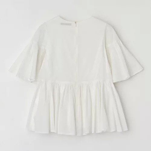 【マリハ/MARIHA】のフリージアのブラウス 人気、トレンドファッション・服の通販 founy(ファニー) 　ファッション　Fashion　レディースファッション　Fashion for Women　トップス・カットソー　Cut & Sew Tops　シャツ・ブラウス・オフィスカジュアル　Elegant Blouses & Button-Ups　ギャザー　Gathered, Ruffled　スリーブ　Sleeve, Long Sleeve / Short Sleeve　ドロップ　Drop Shoulder, Dropped Style　フォルム　Silhouette, Form　フレア　Flare, Flared　ペプラム　Peplum, Flared Hem　ラウンド　Round, Round Neck　春　Spring　洗える　Machine Washable　other-3|ID: prp329100004935969 ipo3291000000037040607