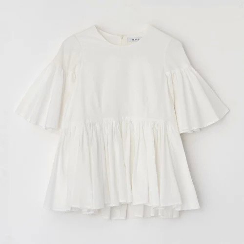 【マリハ/MARIHA】のフリージアのブラウス インテリア・キッズ・メンズ・レディースファッション・服の通販 founy(ファウニー) https://founy.com/ ファッション Fashion レディースファッション Fashion for Women トップス・カットソー Cut & Sew Tops シャツ・ブラウス・オフィスカジュアル Elegant Blouses & Button-Ups ギャザー Gathered, Ruffled スリーブ Sleeve, Long Sleeve / Short Sleeve ドロップ Drop Shoulder, Dropped Style フォルム Silhouette, Form フレア Flare, Flared ペプラム Peplum, Flared Hem ラウンド Round, Round Neck 春 Spring 洗える Machine Washable |ID: prp329100004935969 ipo3291000000037242620