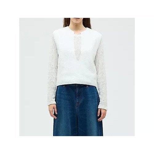 【ミズイロ インド/mizuiro ind】のディープVネックベスト インテリア・キッズ・メンズ・レディースファッション・服の通販 founy(ファニー) 　ファッション　Fashion　レディースファッション　Fashion for Women　アウター　Coat / Outerwear Collection　トップス・カットソー　Cut & Sew Tops　ベスト&ジレ / 重ね着スタイル　Vests & Gilets　Vネックトップス　V-Neck Tops / V-Cut Neckline Shirts　コンパクト　Compact, Small Size　シアー　Sheer, See-Through　ストレッチ　Stretch, Stretchy Fabric　ノースリーブ　Sleeveless, No-Sleeve　ベスト　Vest, Waistcoat　オフホワイト|ID: prp329100004935973 ipo3291000000037040627