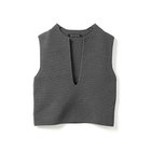 【ミズイロ インド/mizuiro ind】のディープVネックベスト チャコールグレー|ID: prp329100004935973 ipo3291000000037243393