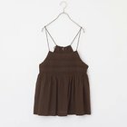 【トゥエルブクローゼット/12closet】の【洗える】インドコットンレース切り替えキャミソール ブラウン|ID: prp329100004935984 ipo3291000000037224271