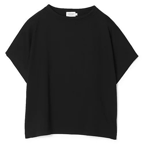 【ハンドバーク/handvaerk】の60/2 CAP SLEEVE T-SHIRT インテリア・キッズ・メンズ・レディースファッション・服の通販 founy(ファニー) 　ファッション　Fashion　レディースファッション　Fashion for Women　トップス・カットソー　Cut & Sew Tops　シャツ・ブラウス・オフィスカジュアル　Elegant Blouses & Button-Ups　ロングTシャツ・Tシャツ　Longline T-Shirts & Tees　キャップ　Cap, Baseball Cap　シルク　Silk, 100% Silk　スリーブ　Sleeve, Long Sleeve / Short Sleeve　ワイド　Wide, Wide Fit　エレガント 上品　Elegant　吸水　Absorbent, Quick-Dry　洗える　Machine Washable　BLACK|ID: prp329100004935986 ipo3291000000037040692