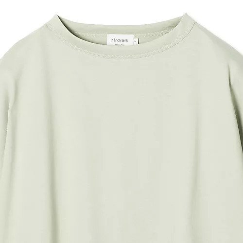【ハンドバーク/handvaerk】の60/2 CAP SLEEVE T-SHIRT 人気、トレンドファッション・服の通販 founy(ファニー) 　ファッション　Fashion　レディースファッション　Fashion for Women　トップス・カットソー　Cut & Sew Tops　シャツ・ブラウス・オフィスカジュアル　Elegant Blouses & Button-Ups　ロングTシャツ・Tシャツ　Longline T-Shirts & Tees　キャップ　Cap, Baseball Cap　シルク　Silk, 100% Silk　スリーブ　Sleeve, Long Sleeve / Short Sleeve　ワイド　Wide, Wide Fit　エレガント 上品　Elegant　吸水　Absorbent, Quick-Dry　洗える　Machine Washable　other-3|ID: prp329100004935986 ipo3291000000037040695