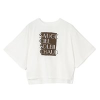 【スアデオ/suadeo】の【suadeo別注】La HutteワイドTシャツ 大人の最旬トレンドファッション＆コーディネート founy(ファウニー) ファッション Fashion レディースファッション Fashion for Women トップス・カットソー Cut & Sew Tops シャツ・ブラウス・オフィスカジュアル Elegant Blouses & Button-Ups ロングTシャツ・Tシャツ Longline T-Shirts & Tees 洗える Machine Washable グラフィック Graphic, Graphic Design サマー Summer, Summer Style シルケット Silket, Silky Cotton 定番 Standard, Basic Item なめらか Smooth, Silky Texture フランス France, French フレンチ French, French Style 別注 Limited Edition, Custom Order リラックス Relax, Relaxed Fit ワイド Wide, Wide Fit 夏 Summer |ID:prp329100004935987