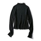 【トゥエルブクローゼット/12closet】の【洗える】総レースジャージートップス ブラック|ID: prp329100004938359 ipo3291000000037221302