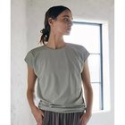 【ジュリエ/Julier】の【定番】Ecocoフレンチスリーブトップス ライトカーキ|ID: prp329100004938364 ipo3291000000037223078