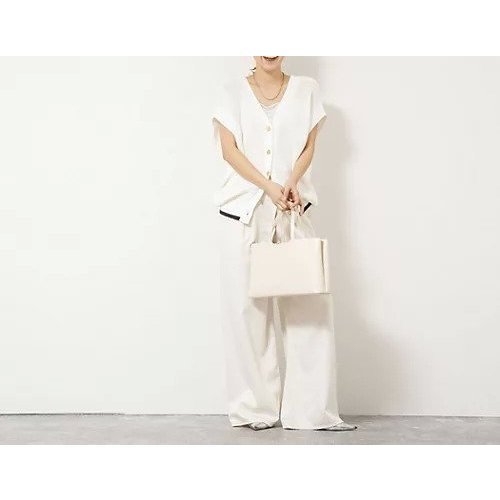 【ノーリーズ/NOLLEY'S】の【WEB限定】《手洗い可能》ペーパーヤーン2WAYベスト 人気、トレンドファッション・服の通販 founy(ファニー) 　ファッション　Fashion　レディースファッション　Fashion for Women　アウター　Coat / Outerwear Collection　トップス・カットソー　Cut & Sew Tops　ベスト&ジレ / 重ね着スタイル　Vests & Gilets　春　Spring　畦　Ribbed Knit　吸水　Absorbent, Quick-Dry　シンプル　Simple, Minimal　ベスト　Vest, Waistcoat　メタル　Metal, Metal Parts　ロング　Long, Long-Length　2023春夏・S/S　Spring/Summer 2023 SS23　2023年　2023　2026年　2026　other-3|ID: prp329100004938781 ipo3291000000037060094