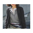 【エニー/ANY】のクリアラメフライスヘンリーネックプルオーバー グレー|ID: prp329100004938786 ipo3291000000037060120