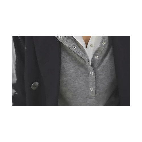 【エニー/ANY】のクリアラメフライスヘンリーネックプルオーバー 人気、トレンドファッション・服の通販 founy(ファニー) 　ファッション　Fashion　レディースファッション　Fashion for Women　トップス・カットソー　Cut & Sew Tops　カジュアルプルオーバー・ニットトップス　Pullovers & Knit Tops / Casual Pullovers　おすすめ　Recommended / Our Picks　シンプル　Simple, Minimal　ストレッチ　Stretch, Stretchy Fabric　ストレート　Straight, Straight Cut　デニム　Denim, Jeans Material　トレンド　Trend, Trending Now　バランス　Balance, Style Balance　ワイド　Wide, Wide Fit　今季　This Season, Current Season　other-2|ID: prp329100004938786 ipo3291000000037060122