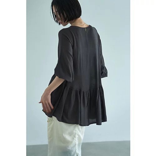 【マージュール/marjour】のPEPLUM SHEER KNIT インテリア・キッズ・メンズ・レディースファッション・服の通販 founy(ファニー) https://founy.com/ ファッション Fashion レディースファッション Fashion for Women トップス・カットソー Cut & Sew Tops ニット Knit Tops & Sweaters インナー Innerwear 秋 Autumn カットソー Cut and Sewn Top ギャザー Gathered, Ruffled シアー Sheer, See-Through ストレッチ Stretch, Stretchy Fabric 長袖 Long Sleeve, Full Sleeve パターン Pattern, Design Print ポケット Pocket, Pocket Detail レース Lace, Lace Fabric おすすめ Recommended / Our Picks 夏 Summer |ID: prp329100004938791 ipo3291000000037060150