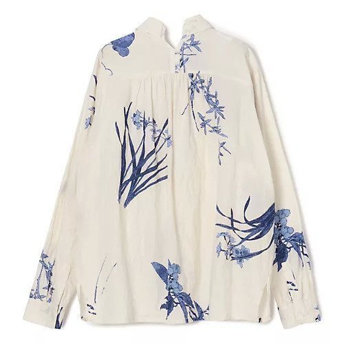 【パドカレ/pas de calais】の26SS Japonismflowerブラウス 人気、トレンドファッション・服の通販 founy(ファニー) 　ファッション　Fashion　レディースファッション　Fashion for Women　トップス・カットソー　Cut & Sew Tops　シャツ・ブラウス・オフィスカジュアル　Elegant Blouses & Button-Ups　2026年　2026　洗える　Machine Washable　other-2|ID: prp329100004941690 ipo3291000000037088706