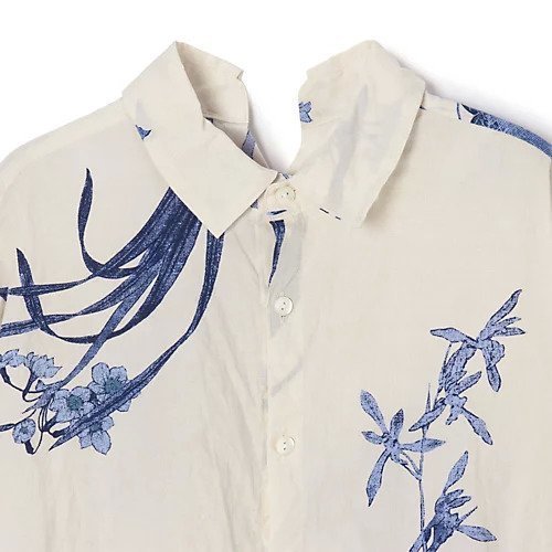 【パドカレ/pas de calais】の26SS Japonismflowerブラウス 人気、トレンドファッション・服の通販 founy(ファニー) 　ファッション　Fashion　レディースファッション　Fashion for Women　トップス・カットソー　Cut & Sew Tops　シャツ・ブラウス・オフィスカジュアル　Elegant Blouses & Button-Ups　2026年　2026　洗える　Machine Washable　other-3|ID: prp329100004941690 ipo3291000000037088707