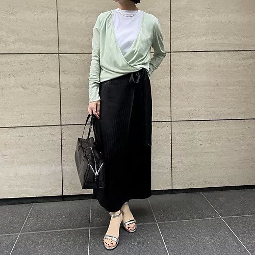 【エクラ/eclat】の【別注】2WAYスーパーファインリブカーディガン 人気、トレンドファッション・服の通販 founy(ファニー) 　ファッション　Fashion　レディースファッション　Fashion for Women　トップス・カットソー　Cut & Sew Tops　カーディガン・羽織り　Layered Style Cardigans　なめらか　Smooth, Silky Texture　イエロー　Yellow　カーディガン　Cardigan, Knitwear　タンク　Tank Top, Sleeveless Top　トリミング　Trimming, Decorative Edge　ドレープ　Drape, Draping Fabric　エレガント 上品　Elegant　別注　Limited Edition, Custom Order　洗える　Machine Washable　other-3|ID: prp329100004941692 ipo3291000000037088725