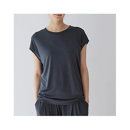 【ドレスハーセルフ/DRESS HERSELF】のカットソー/シルクモダールフレンチスリーブ インテリア・キッズ・メンズ・レディースファッション・服の通販 founy(ファウニー) https://founy.com/ ファッション Fashion レディースファッション Fashion for Women トップス・カットソー Cut & Sew Tops カットソー・ベーシックTシャツ Cut-and-Sewn Tops / Stretch Tees & Basics なめらか Smooth, Silky Texture カットソー Cut and Sewn Top シルク Silk, 100% Silk シンプル Simple, Minimal スリーブ Sleeve, Long Sleeve / Short Sleeve バランス Balance, Style Balance フレンチ French, French Style エレガント 上品 Elegant 夏 Summer |ID: prp329100004941701 ipo3291000000037246959