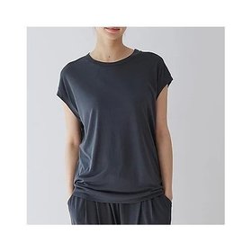 【ドレスハーセルフ/DRESS HERSELF】 カットソー/シルクモダールフレンチスリーブ大人の最旬トレンドファッション＆コーディネート founy(ファウニー) ファッション Fashion レディースファッション Fashion for Women トップス・カットソー Cut & Sew Tops カットソー・ベーシックTシャツ Cut-and-Sewn Tops / Stretch Tees & Basics なめらか Smooth, Silky Texture カットソー Cut and Sewn Top シルク Silk, 100% Silk シンプル Simple, Minimal スリーブ Sleeve, Long Sleeve / Short Sleeve バランス Balance, Style Balance フレンチ French, French Style エレガント 上品 Elegant 夏 Summer |ID:prp329100004941701
