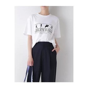 【ヒューマンウーマン/HUMAN WOMAN】のTシャツ 人気、トレンドファッション・服の通販 founy(ファニー) ファッション Fashion レディースファッション Fashion for Women トップス・カットソー Cut & Sew Tops シャツ・ブラウス・オフィスカジュアル Elegant Blouses & Button-Ups ロングTシャツ・Tシャツ Longline T-Shirts & Tees おすすめ Recommended / Our Picks コラボ Collaboration, Collab シンプル Simple, Minimal スタンダード Standard, Basic スポーツ Sports, Activewear デニム Denim, Jeans Material プリント Print, Printed Pattern モチーフ Motif, Design Theme モノトーン Monotone, Black and White ヴィンテージ Vintage Style |ID:prp329100004942718