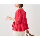 【ノーリーズ/NOLLEY'S】のウォッシャブルサラドラトリコットペプラムブラウス レッド|ID: prp329100004942722 ipo3291000000037249354