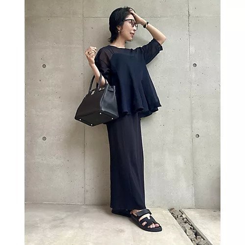 【プルミエ アロンディスモン/1er Arrondissement】の【Marisol別注】シアーペプラムニット 人気、トレンドファッション・服の通販 founy(ファニー) 　ファッション　Fashion　レディースファッション　Fashion for Women　トップス・カットソー　Cut & Sew Tops　ニット　Knit Tops & Sweaters　シアー　Sheer, See-Through　フレア　Flare, Flared　ペプラム　Peplum, Flared Hem　エレガント 上品　Elegant　別注　Limited Edition, Custom Order　夏　Summer　洗える　Machine Washable　other-3|ID: prp329100004942724 ipo3291000000037097389