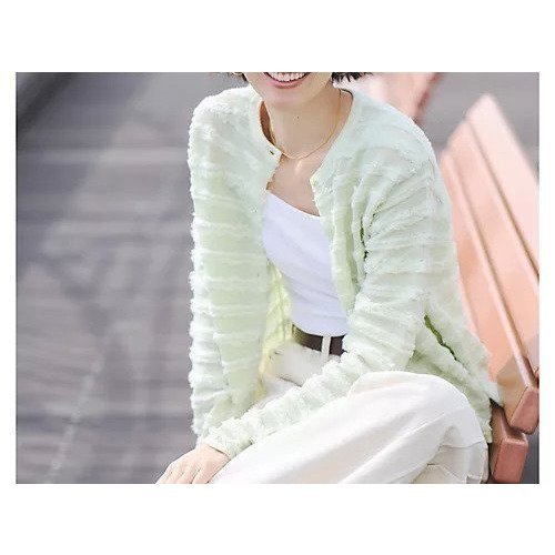 【アダワス/ADAWAS】のFRINGR KNIT CARDIGAN 人気、トレンドファッション・服の通販 founy(ファニー) 　ファッション　Fashion　レディースファッション　Fashion for Women　トップス・カットソー　Cut & Sew Tops　ニット　Knit Tops & Sweaters　カーディガン・羽織り　Layered Style Cardigans　洗える　Machine Washable　カーディガン　Cardigan, Knitwear　コンビ　Combo, Combination Style　今季　This Season, Current Season　軽量　Lightweight, Ultra Light　ジャケット　Jacket, Outerwear　ツイード　Twill, Twill Weave　デニム　Denim, Jeans Material　ノースリーブ　Sleeveless, No-Sleeve　人気　Popular, Best Seller　フォーマル　Formal, Dressy　フリンジ　Fringe, Tassel　フロント　Front, Front Design　ベーシック　Basic, Essential　ボックス　Boxy, Box Shape　ボーダー　Border, Stripe　別注　Limited Edition, Custom Order　夏　Summer　other-2|ID: prp329100004942731 ipo3291000000037097438