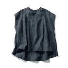 【トゥエルブクローゼット/12closet】の【洗える】ヨーロピアンリネン タック入りTブラウス スミクロ1|ID: prp329100004942732 ipo3291000000037248764