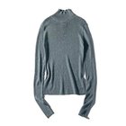 【トゥエルブクローゼット/12closet】の【石上美津江さんコラボ】【洗える】すっきり見えハイネックニット グレー|ID: prp329100004942733 ipo3291000000037245917
