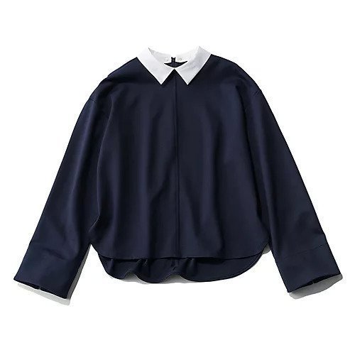 【エムセブンデイズ/M7days】の襟つき2WAYトップス 人気、トレンドファッション・服の通販 founy(ファニー) 　ファッション　Fashion　レディースファッション　Fashion for Women　トップス・カットソー　Cut & Sew Tops　洗える　Machine Washable　カットソー　Cut and Sewn Top　シルケット　Silket, Silky Cotton　シンプル　Simple, Minimal　ストレッチ　Stretch, Stretchy Fabric　なめらか　Smooth, Silky Texture　バランス　Balance, Style Balance　エレガント 上品　Elegant　ビジネス 仕事 通勤　Business / Work / Commuting　 other-1|ID: prp329100004942737 ipo3291000000037097473