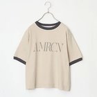 【アメリカーナ/Americana】の【洗える】クロップド リンガーT 人気、トレンドファッション・服の通販 founy(ファニー) ファッション Fashion レディースファッション Fashion for Women クロップド Cropped, Short Length プリント Print, Printed Pattern 洗える Machine Washable thumbnail ベージュ|ID: prp329100004942739 ipo3291000000037097499