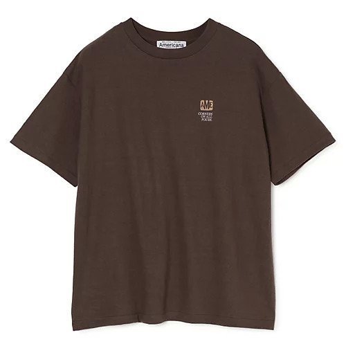 【アメリカーナ/Americana】のラフィー丸胴 プリントT インテリア・キッズ・メンズ・レディースファッション・服の通販 founy(ファニー) 　ファッション　Fashion　レディースファッション　Fashion for Women　クラシック　Classic, Timeless Style　コンパクト　Compact, Small Size　プリント　Print, Printed Pattern　ワイド　Wide, Wide Fit　洗える　Machine Washable　Dブラウン|ID: prp329100004942740 ipo3291000000037097504