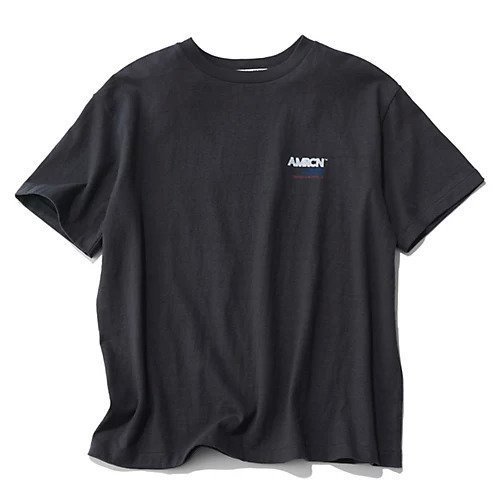 【アメリカーナ/Americana】のラフィー丸胴 バックプリントT インテリア・キッズ・メンズ・レディースファッション・服の通販 founy(ファニー) 　ファッション　Fashion　レディースファッション　Fashion for Women　バッグ　Bags　クラシック　Classic, Timeless Style　コンパクト　Compact, Small Size　スポーティ　Sporty, Casual Athletic　プリント　Print, Printed Pattern　ワイド　Wide, Wide Fit　ワンポイント　One Point, Statement Accent　洗える　Machine Washable　スミクロ|ID: prp329100004942742 ipo3291000000037097519