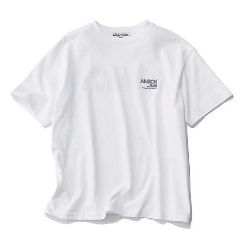 【アメリカーナ/Americana】のラフィー丸胴 バックプリントT インテリア・キッズ・メンズ・レディースファッション・服の通販 founy(ファニー) 　ファッション　Fashion　レディースファッション　Fashion for Women　バッグ　Bags　クラシック　Classic, Timeless Style　コンパクト　Compact, Small Size　スポーティ　Sporty, Casual Athletic　プリント　Print, Printed Pattern　ワイド　Wide, Wide Fit　ワンポイント　One Point, Statement Accent　洗える　Machine Washable　ホワイト|ID: prp329100004942742 ipo3291000000037097520