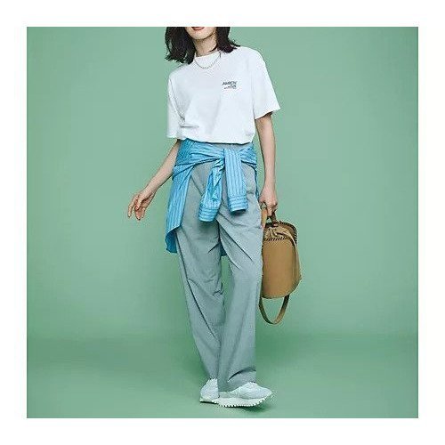 【アメリカーナ/Americana】のラフィー丸胴 バックプリントT 人気、トレンドファッション・服の通販 founy(ファニー) 　ファッション　Fashion　レディースファッション　Fashion for Women　バッグ　Bags　クラシック　Classic, Timeless Style　コンパクト　Compact, Small Size　スポーティ　Sporty, Casual Athletic　プリント　Print, Printed Pattern　ワイド　Wide, Wide Fit　ワンポイント　One Point, Statement Accent　洗える　Machine Washable　other-3|ID: prp329100004942742 ipo3291000000037097522