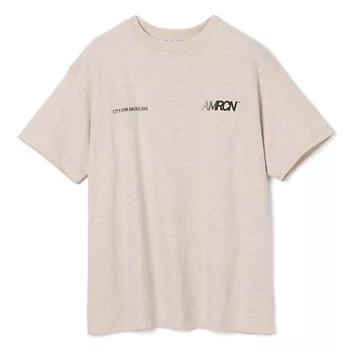 【アメリカーナ/Americana】のラフィー丸胴 プリントT インテリア・キッズ・メンズ・レディースファッション・服の通販 founy(ファニー) 　ファッション　Fashion　レディースファッション　Fashion for Women　シンプル　Simple, Minimal　プリント　Print, Printed Pattern　洗える　Machine Washable　オートミール|ID: prp329100004943018 ipo3291000000037100868