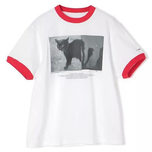 【ジェーンスミス/JANE SMITH】のNICOLA KLOOSTERMAN NINE LIVES RINGER T-SHIRT インテリア・キッズ・メンズ・レディースファッション・服の通販 founy(ファウニー) https://founy.com/ ファッション Fashion レディースファッション Fashion for Women トップス・カットソー Cut & Sew Tops シャツ・ブラウス・オフィスカジュアル Elegant Blouses & Button-Ups ロングTシャツ・Tシャツ Longline T-Shirts & Tees コラボ Collaboration, Collab プリント Print, Printed Pattern 今季 This Season, Current Season 洗える Machine Washable |ID: prp329100004943021 ipo3291000000037240016