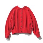 【トゥエルブクローゼット/12closet】の【kazumiさんコラボ】【洗える】コットンカシミヤ2WAYニット 人気、トレンドファッション・服の通販 founy(ファニー) ファッション Fashion レディースファッション Fashion for Women トップス・カットソー Cut & Sew Tops ニット Knit Tops & Sweaters コラボ Collaboration, Collab シルバー Silver, Metallic Silver ジャカード／ジャガード Jacquard, Woven Pattern スウェット / スエット Sweatshirt, Sweatwear ダブル Double, Double-Breasted ボーダー Border, Stripe メタル Metal, Metal Parts 洗える Machine Washable thumbnail レッド|ID: prp329100004943028 ipo3291000000037100916
