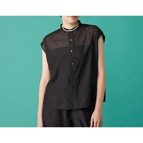 【ティッカ/TICCA】のドットエンブロイダリーフレンチシャツ インテリア・キッズ・メンズ・レディースファッション・服の通販 founy(ファウニー) https://founy.com/ ファッション Fashion レディースファッション Fashion for Women トップス・カットソー Cut & Sew Tops シャツ・ブラウス・オフィスカジュアル Elegant Blouses & Button-Ups エンブロイダリー Embroidery Design カッティング Cutting Detail スリーブ Sleeve, Long Sleeve / Short Sleeve フレンチ French, French Style ボトム Bottoms, Lower Wear エレガント 上品 Elegant 洗える Machine Washable |ID: prp329100004948987 ipo3291000000037248744