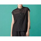 【ティッカ/TICCA】のドットエンブロイダリーフレンチシャツ ブラック|ID: prp329100004948987 ipo3291000000037248745