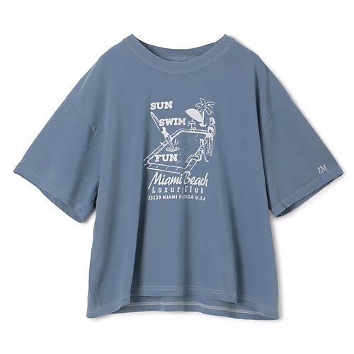 【パロットキャンバス/PARROTT CANVAS】のPOOLSIDE S/S T-SHIRT インテリア・キッズ・メンズ・レディースファッション・服の通販 founy(ファウニー) https://founy.com/ ファッション Fashion レディースファッション Fashion for Women トップス・カットソー Cut & Sew Tops シャツ・ブラウス・オフィスカジュアル Elegant Blouses & Button-Ups ロングTシャツ・Tシャツ Longline T-Shirts & Tees 旅行 Travel 小旅行 Short Trip グラフィック Graphic, Graphic Design 今季 This Season, Current Season 夏 Summer S/S・春夏 SS, Spring/Summer, Warm Season 洗える Machine Washable |ID: prp329100004949088 ipo3291000000037248811