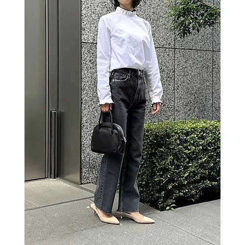 【サードマガジン/THIRD MAGAZINE】の【Marisol別注】スタンドカラーフリルブラウス 人気、トレンドファッション・服の通販 founy(ファニー) 　ファッション　Fashion　レディースファッション　Fashion for Women　トップス・カットソー　Cut & Sew Tops　シャツ・ブラウス・オフィスカジュアル　Elegant Blouses & Button-Ups　スタンド　Stand Collar, Upright Stand　パイピング　Piping, Trim Design　フリル　Frill, Ruffle　別注　Limited Edition, Custom Order　洗える　Machine Washable　other-3|ID: prp329100004949129 ipo3291000000037138241