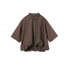 【ミズイロ インド/mizuiro ind】のhalf slv ballon shirt ブラウン|ID: prp329100004949172 ipo3291000000037253060