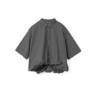【ミズイロ インド/mizuiro ind】のhalf slv ballon shirt チャコールグレー|ID: prp329100004949172 ipo3291000000037253061