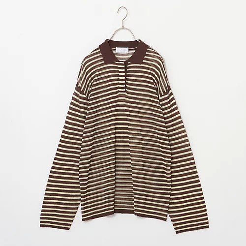 【エミ/emmi】のシアーボーダーポロニットトップス インテリア・キッズ・メンズ・レディースファッション・服の通販 founy(ファウニー) https://founy.com/ ファッション Fashion レディースファッション Fashion for Women トップス・カットソー Cut & Sew Tops ニット Knit Tops & Sweaters イエロー Yellow インナー Innerwear カットソー Cut and Sewn Top シアー Sheer, See-Through タンク Tank Top, Sleeveless Top フェミニン Feminine, Girly ボーダー Border, Stripe 半袖 Short Sleeve, Half Sleeve 長袖 Long Sleeve, Full Sleeve |ID: prp329100004949204 ipo3291000000037253587