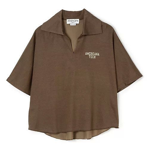 【アメリカーナ/Americana】の【HPS別注】スキッパーロゴTシャツ インテリア・キッズ・メンズ・レディースファッション・服の通販 founy(ファウニー) https://founy.com/ ファッション Fashion レディースファッション Fashion for Women トップス・カットソー Cut & Sew Tops シャツ・ブラウス・オフィスカジュアル Elegant Blouses & Button-Ups ロングTシャツ・Tシャツ Longline T-Shirts & Tees スキッパー Skipper, Open Collar リラックス Relax, Relaxed Fit 別注 Limited Edition, Custom Order 洗える Machine Washable |ID: prp329100004949277 ipo3291000000037240091
