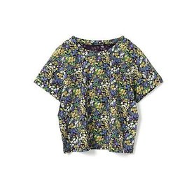【ミズイロ インド/mizuiro ind】 フラワープリントTシャツ大人の最旬トレンドファッション＆コーディネート founy(ファウニー) ファッション Fashion レディースファッション Fashion for Women トップス・カットソー Cut & Sew Tops シャツ・ブラウス・オフィスカジュアル Elegant Blouses & Button-Ups ロングTシャツ・Tシャツ Longline T-Shirts & Tees 花柄・フラワープリント・モチーフ Floral Prints & Motifs / Flower Pattern Tops インナー Innerwear カットソー Cut and Sewn Top コンパクト Compact, Small Size シンプル Simple, Minimal バランス Balance, Style Balance ビビッド Vivid, Bright Tone フラワー Flower, Floral プリント Print, Printed Pattern ベスト Vest, Waistcoat ボトム Bottoms, Lower Wear ヴィンテージ Vintage Style |ID:prp329100004949279
